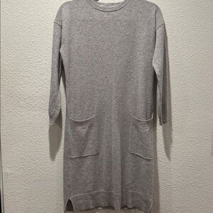 Grana - Light Gray Knit Dress
